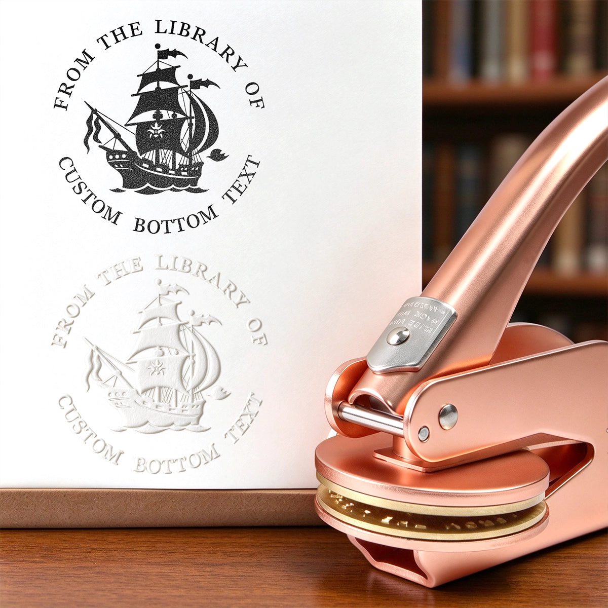 Emboose Design Custom Library Book Embosser | Personalized Embossing Stamp | Leewindo ...