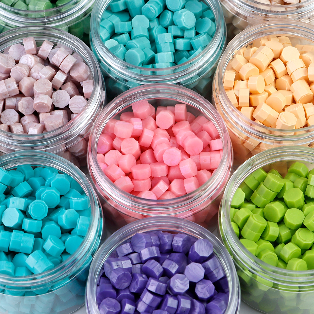 300 pcs-Colored sealing wax beads: 75 different colors, used for sealing envelopes
