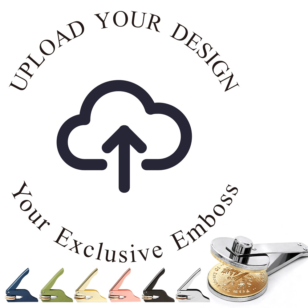 Custom Book Embossing Machine | DIY Upload Your Own Design Embosser | Leewindo
