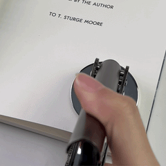 Leewindo Blossom From Pages Custom Book Embosser | Personalized Library Stamp for Book Lovers