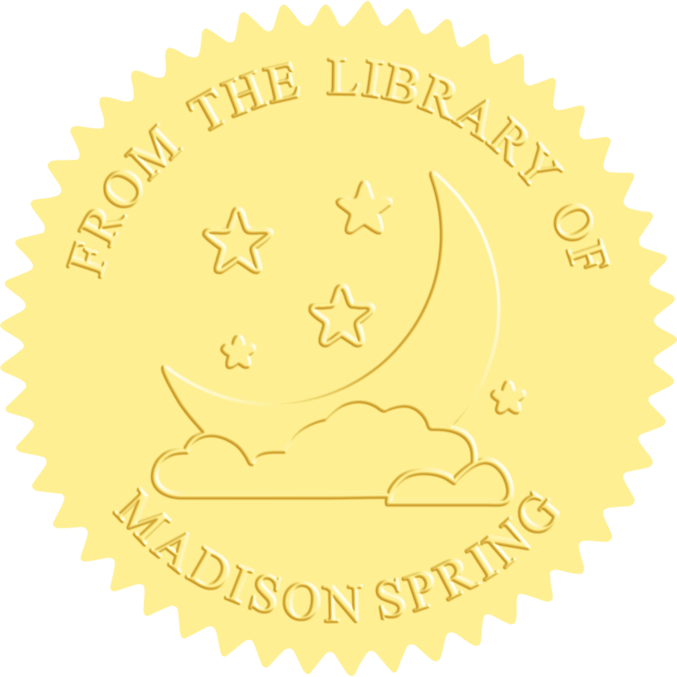 Customized book embossing machine - Moon Series (10 designs)