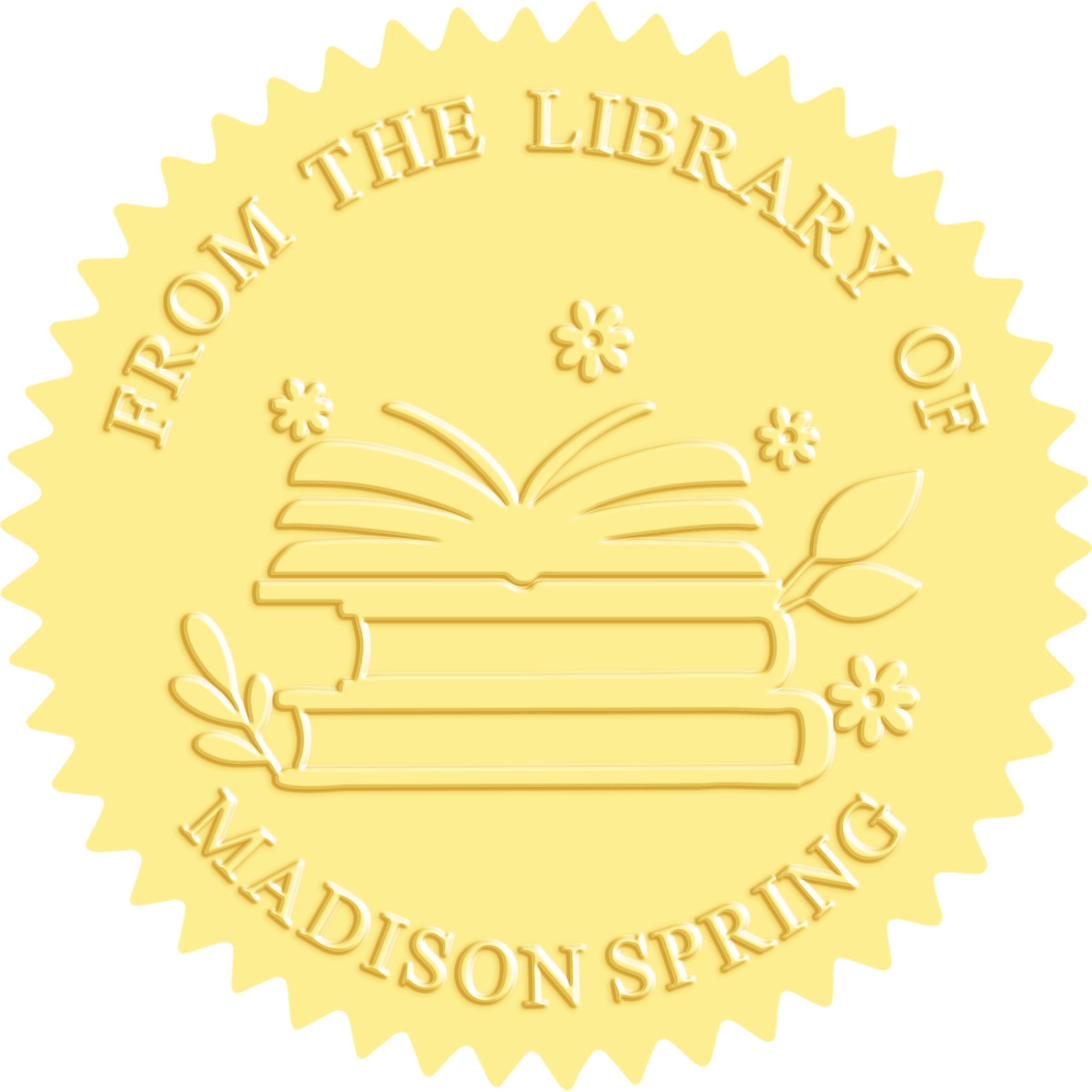 Customized book embossing machine - Book series (35 designs)