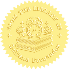 Leewindo Blossom From Pages Custom Book Embosser | Personalized Library Stamp for Book Lovers