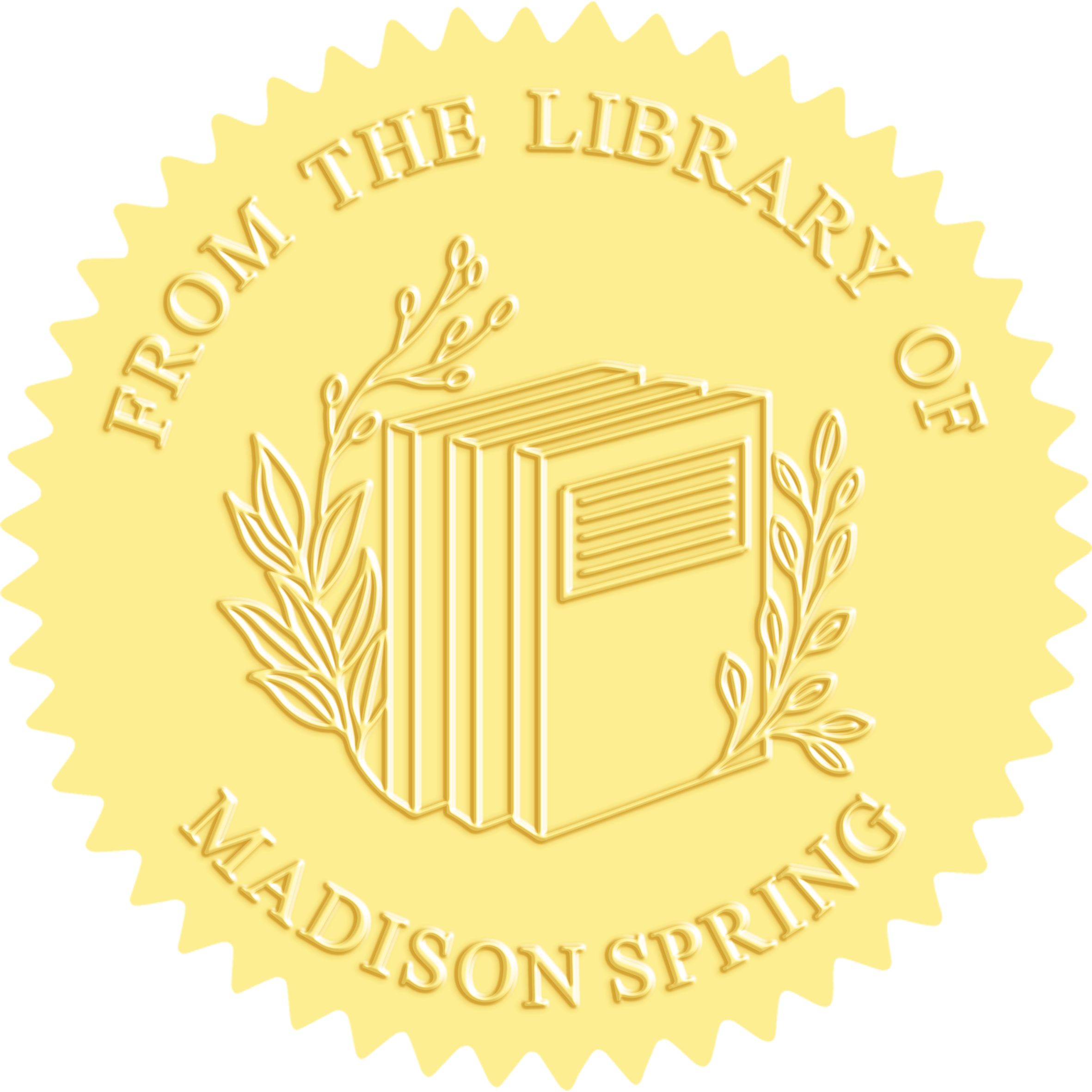 Customized book embossing machine - Book series (35 designs)