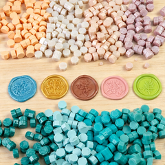 300 pcs-Colored sealing wax beads: 75 different colors, used for sealing envelopes