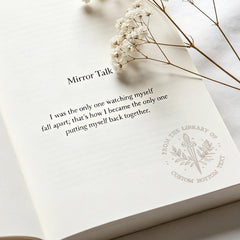 Grape purple & Carmine - Personalized Book Embosser  (71 designs)
