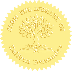 Leewindo Blossom From Pages Custom Book Embosser | Personalized Library Stamp for Book Lovers