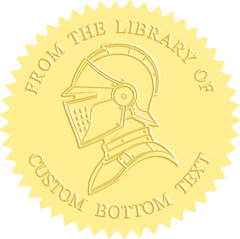 Customized book embossing machine - Knight Series (12 Designs)