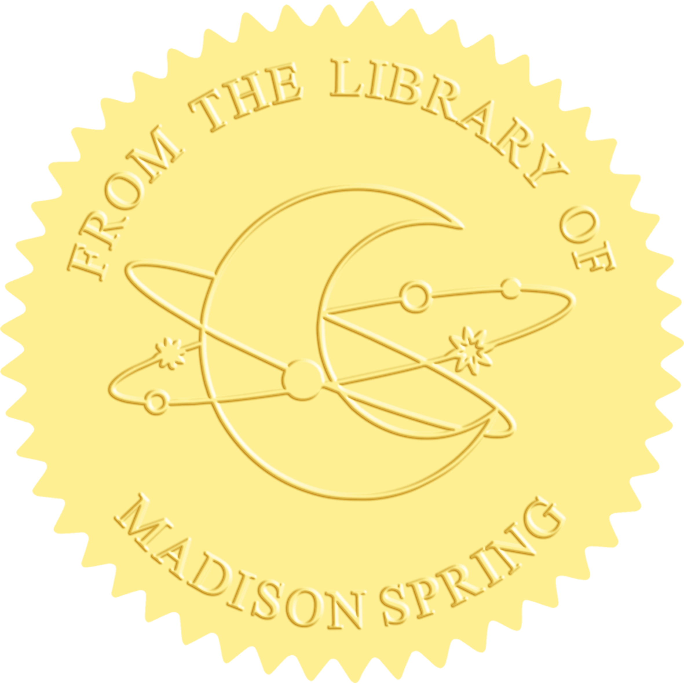 Customized book embossing machine - Moon Series (10 designs)