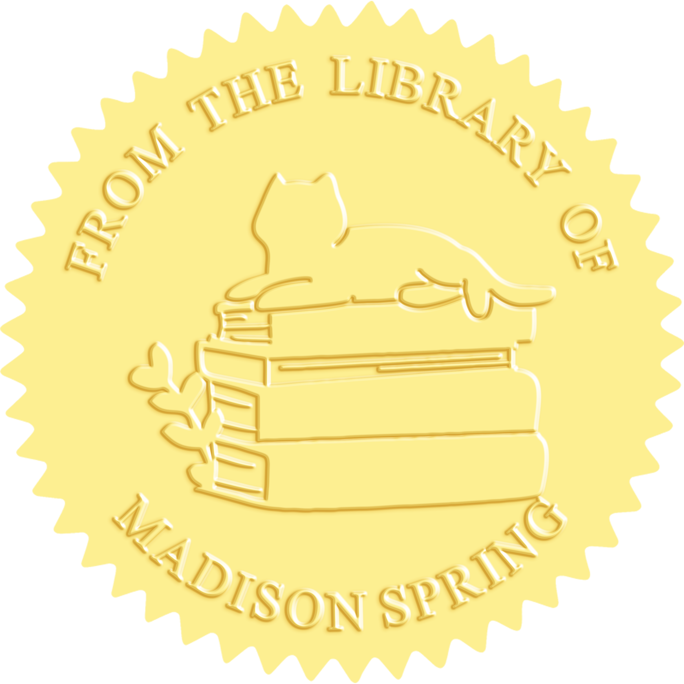 Customized book embossing machine - Book series (35 designs)