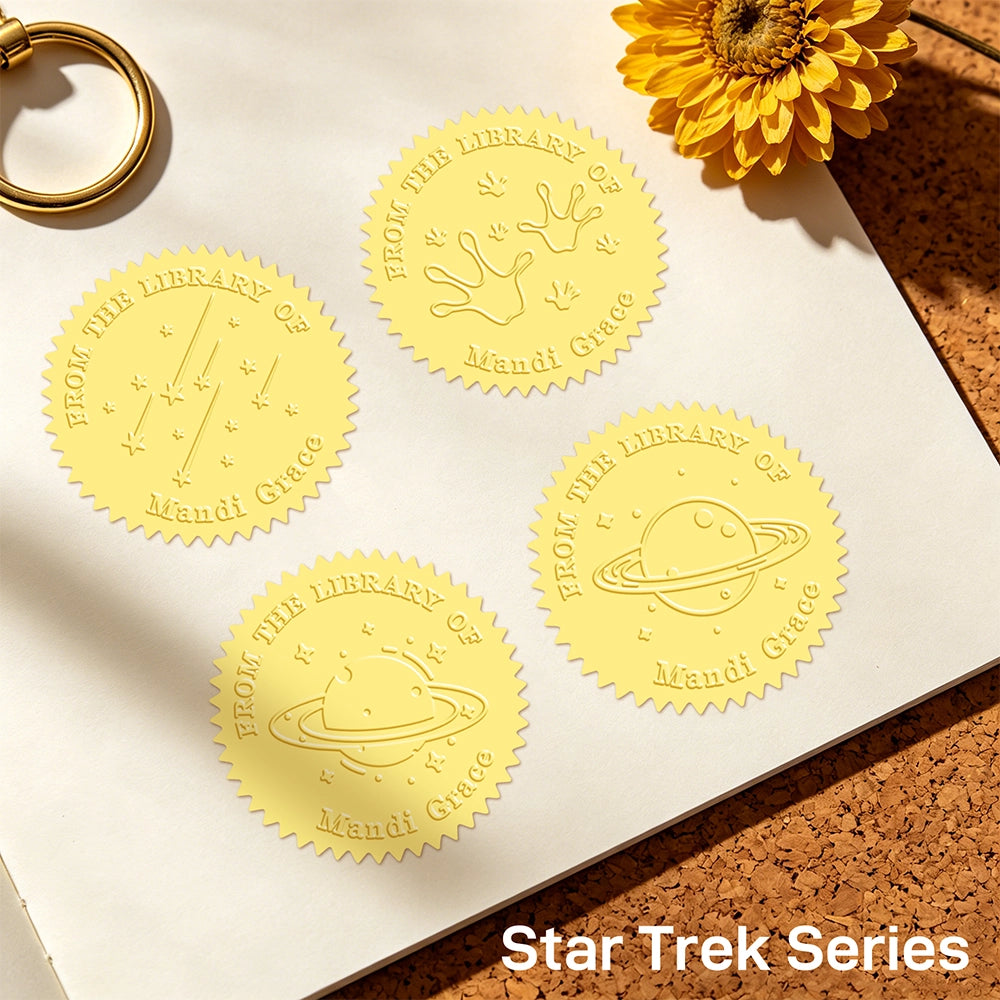 Customized book embossing machine - Star Trek Series (10 designs)