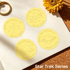 Customized book embossing machine - Star Trek Series (10 designs)