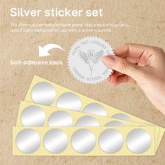 Silver sticker set