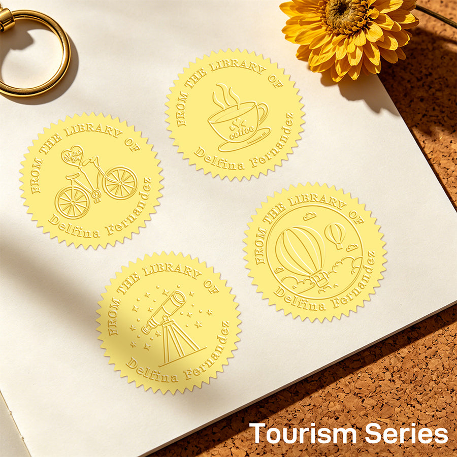 Customized book embossing machine - Tourism Series (22 designs)