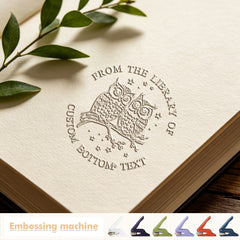 Frosted texture-Personalized Book Embosser (71 designs)