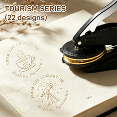 Leewindo Personalized Book Embosser Travel Series (22 designs) - Trodat embosser