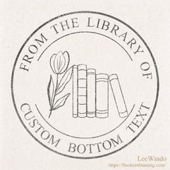 Custom Book Embosser, Personalized Library Embosser, From The Library Of Book Stamp
