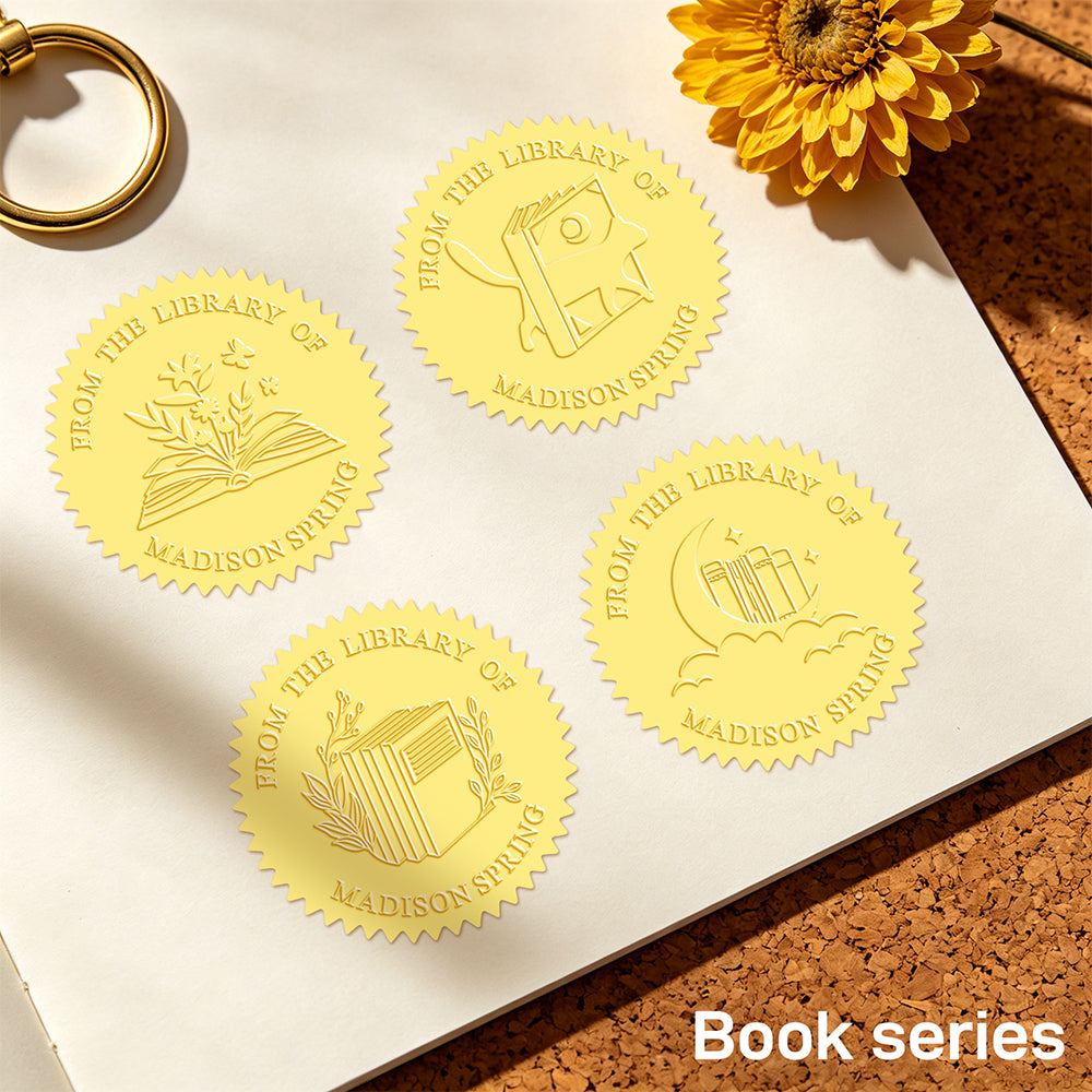 Customized book embossing machine - Book series (35 designs)