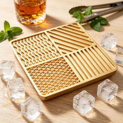 DIY Brass Ice Tray (4 patterns)