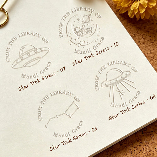 Customized book embossing machine - Star Trek Series (10 designs)
