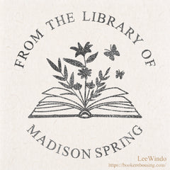 Custom Book Embosser, Personalized Library Embosser, From The Library Of Book Stamp