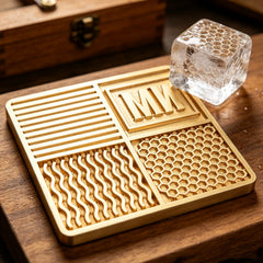 DIY Brass Ice Tray (4 patterns)
