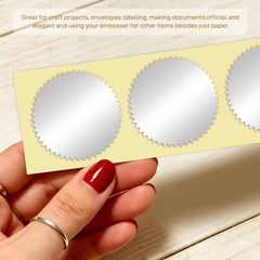 Silver sticker set