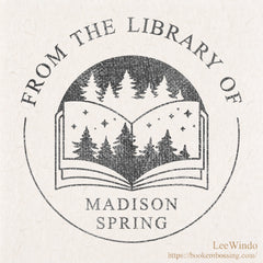 Custom Book Embosser, Personalized Library Embosser, From The Library Of Book Stamp