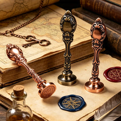 DIY Custom Engraved Wax Seal - Metal handle (3cm/1.18in)