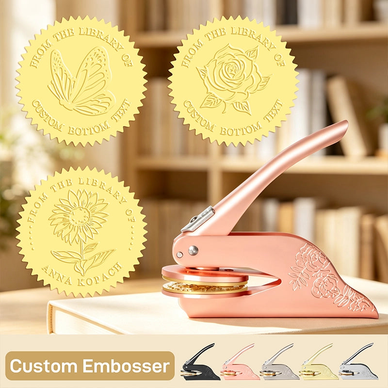 Compact and portable embossing machine (71 designs)