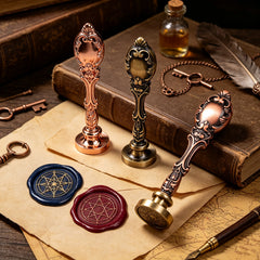 DIY Custom Engraved Wax Seal - Metal handle (3cm/1.18in)