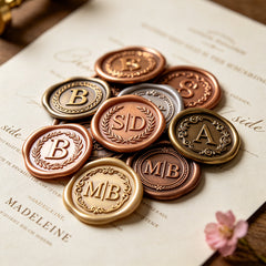 DIY Custom Engraved Wax Seal - Wooden Handle（3cm/1.18in）