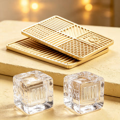 DIY Brass Ice Tray (6 patterns)