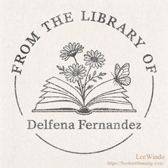 Custom Book Embosser, Personalized Library Embosser, From The Library Of Book Stamp