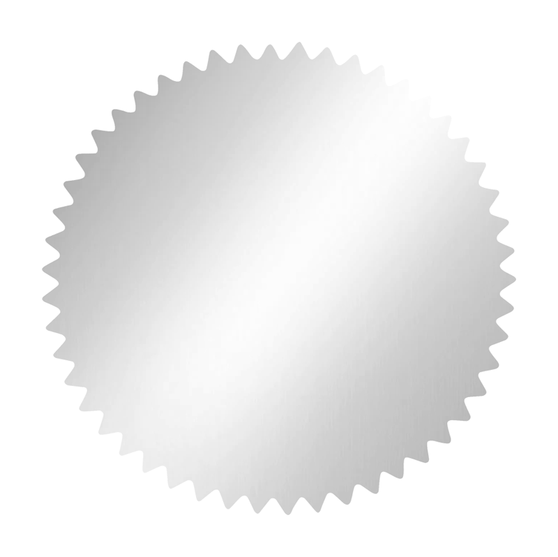Silver Seal Sticker Set